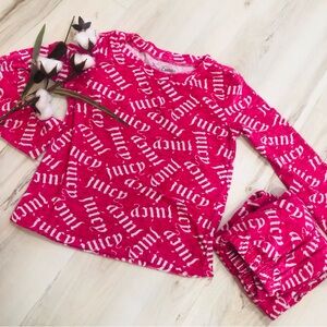 🩷 Pink Velour Juicy pjs 🩷